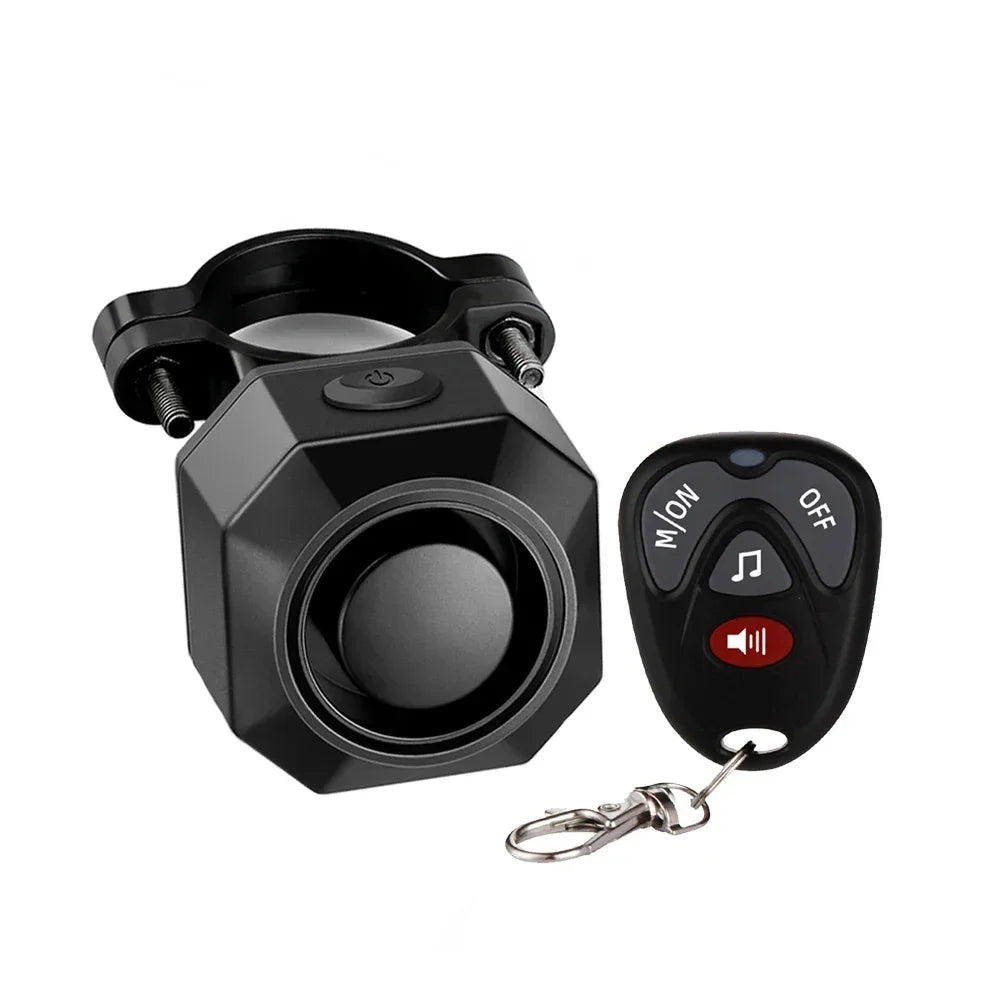 Camluxy Wireless USB Charging Waterproof Bike Alarm Remote Control Vibration Detector Alarm Motorcycle Burglar Alarm