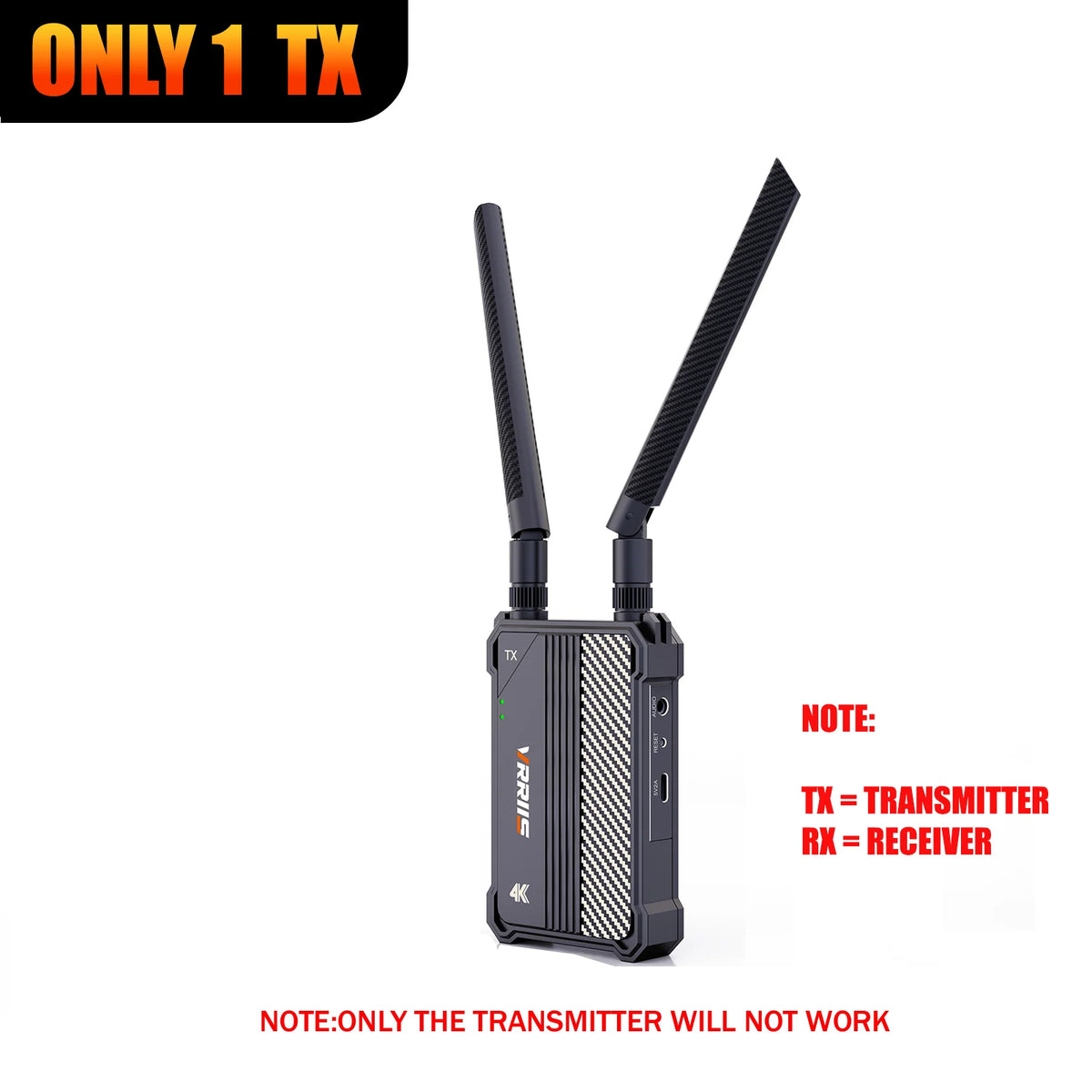 4K Wireless HDMI Transmitter and Receiver 5G Dual Band 350m Extender Kit