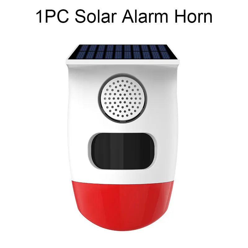 Solar Motion Sensor Alarm with 120dB Siren
