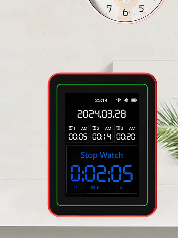 Monitor de calidad del aire WiFi 15 en 1 con pantalla de sensor de CO2, AQI y PM