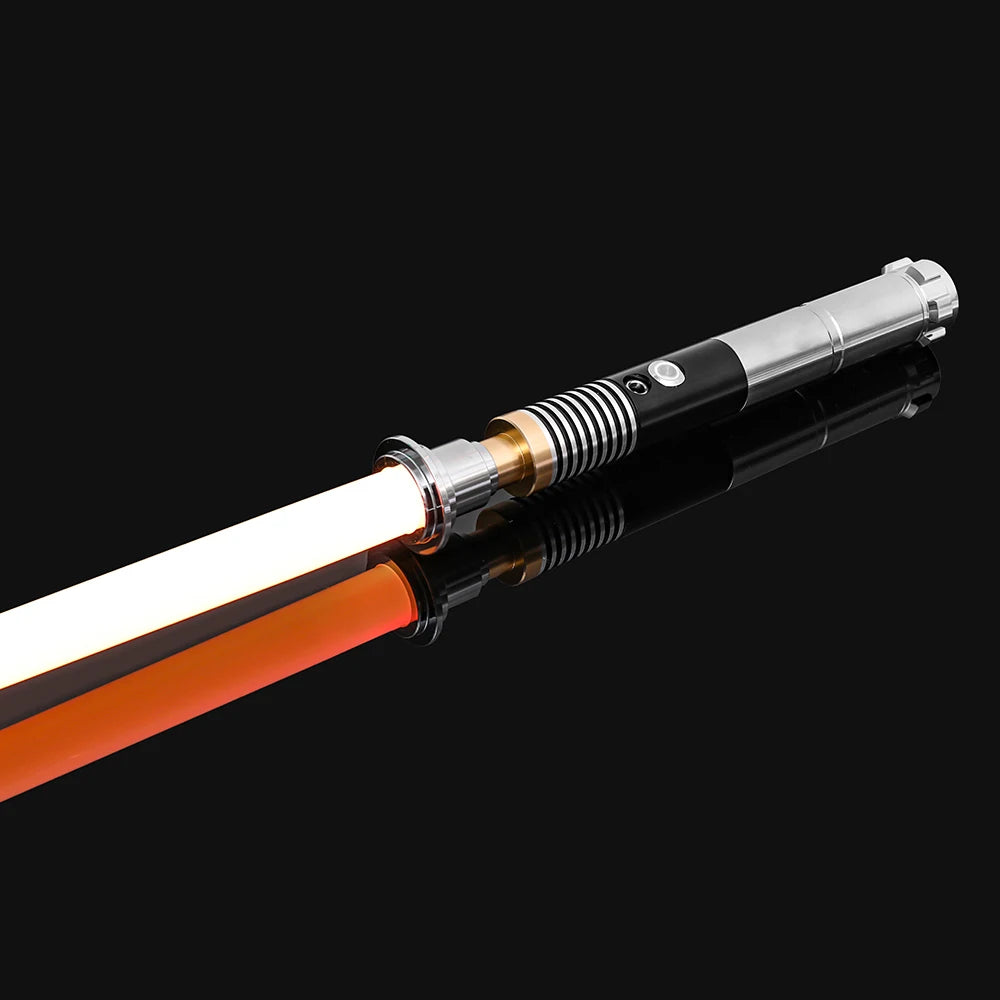 Sabre laser en métal RGB rechargeable avec effets sonores