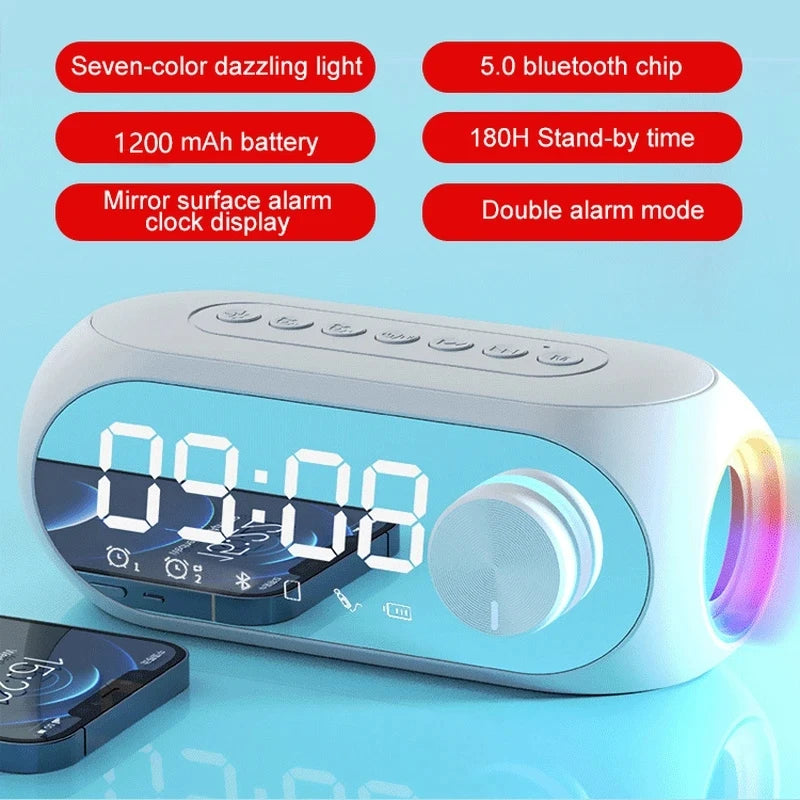 Wireless Speaker Alarm Clock, Style Options