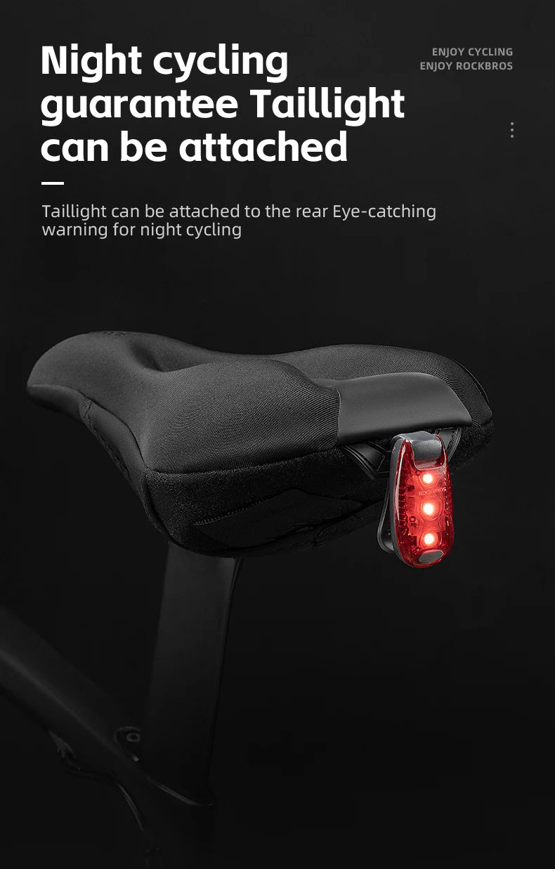 Bicycle Saddle Cover Memory Foam Gel Seat Cushion
