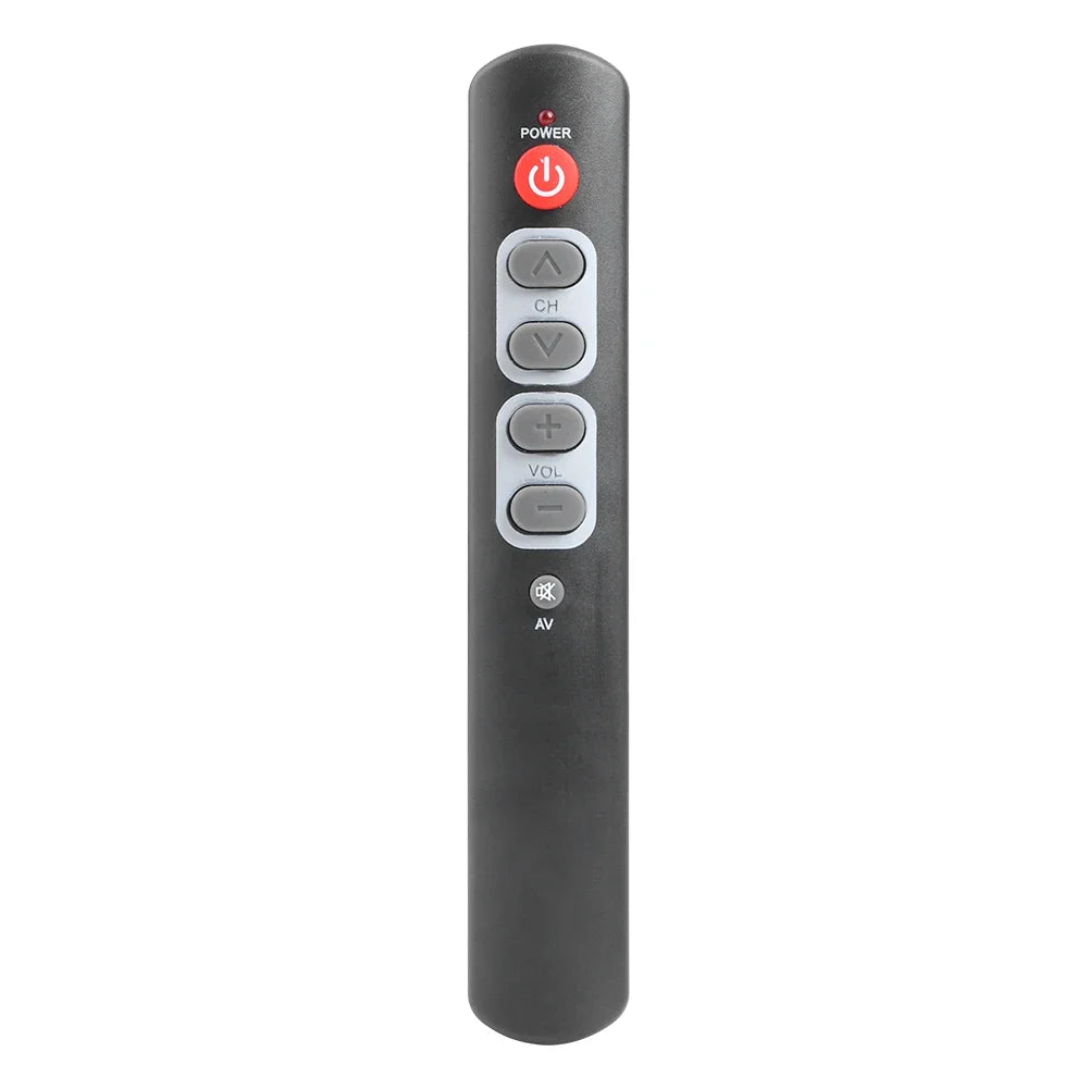 Six-Button Learning IR Remote for Compatible TV and AV Devices