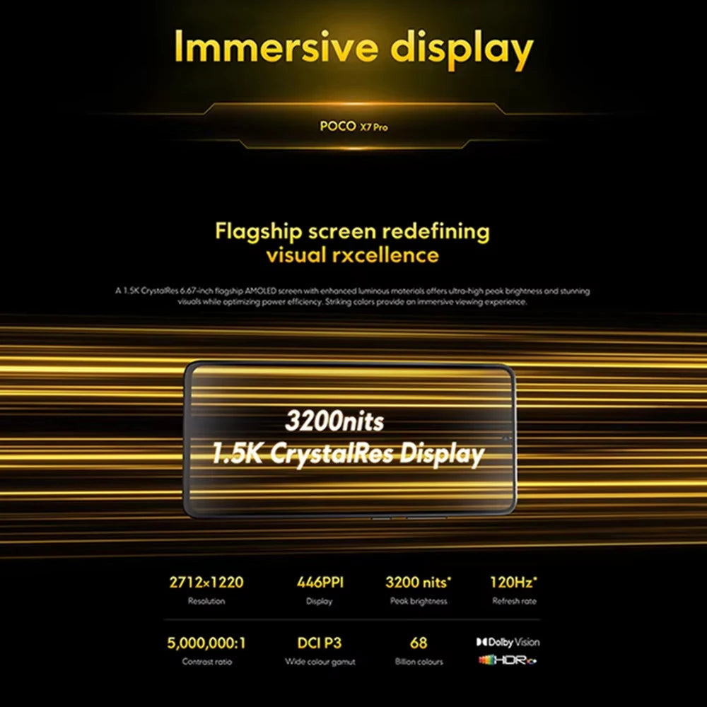 POCO X7 Pro 5G Global Smartphone