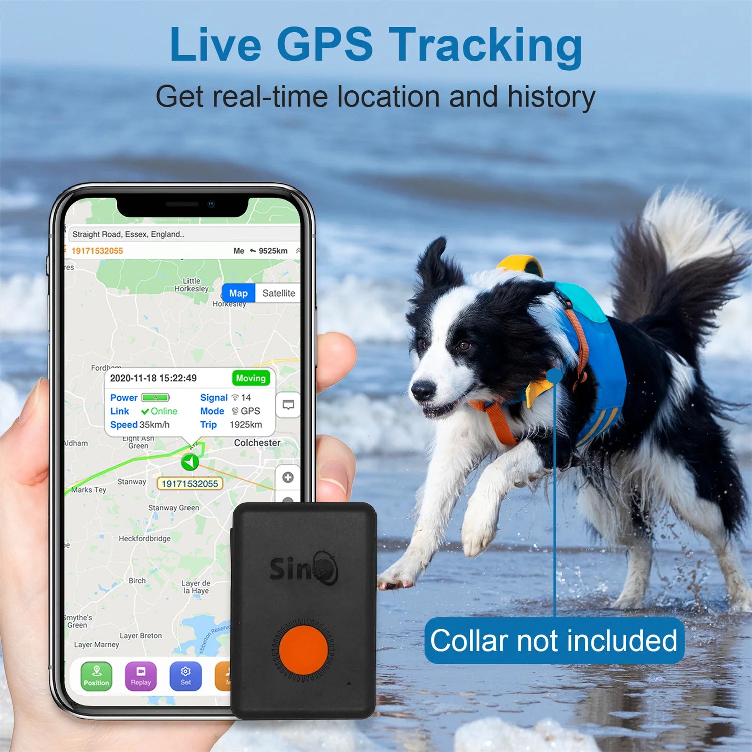 2G/4G GPS Tracker Mini Waterproof with Built-In Battery