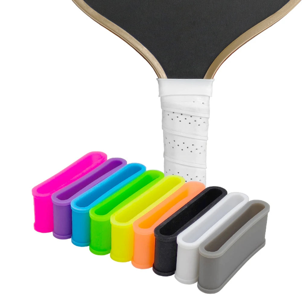 9 peças Anéis de Pegada de Raquete de Ténis Ajustes de Pegada de Pickleball Palete de Raquete Faixas de Pegada de Raquete de Ténis Aparafusos de Raios de Ténis Acessórios de Raquete