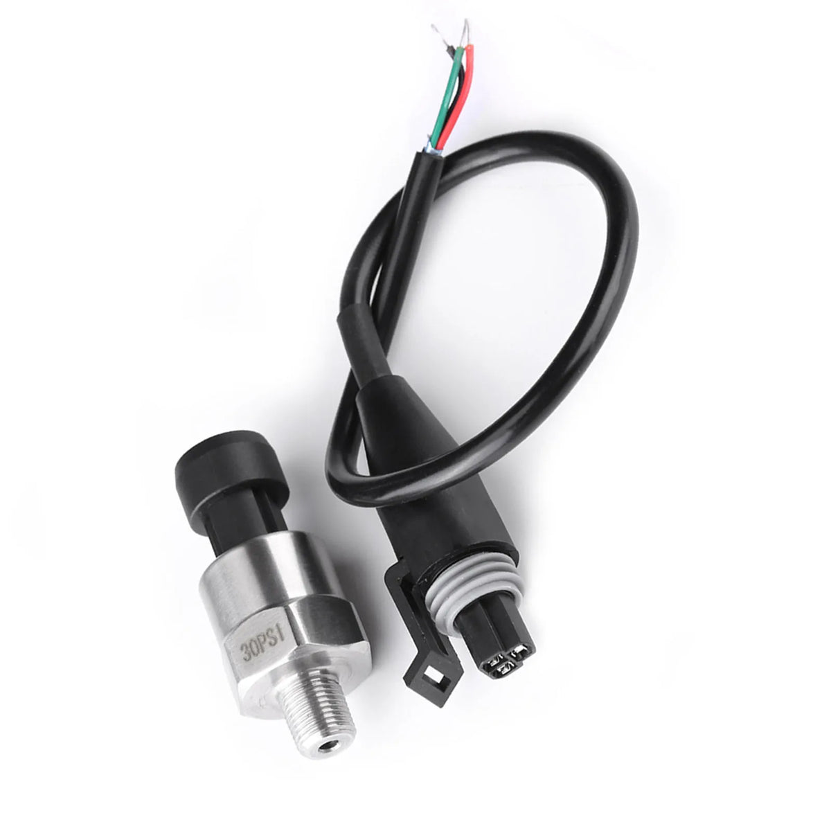 Sensor de Presión Rosca 1/8NPT, Transductor de Presión en Acero inoxidable para Aceite Combustible Aire Agua