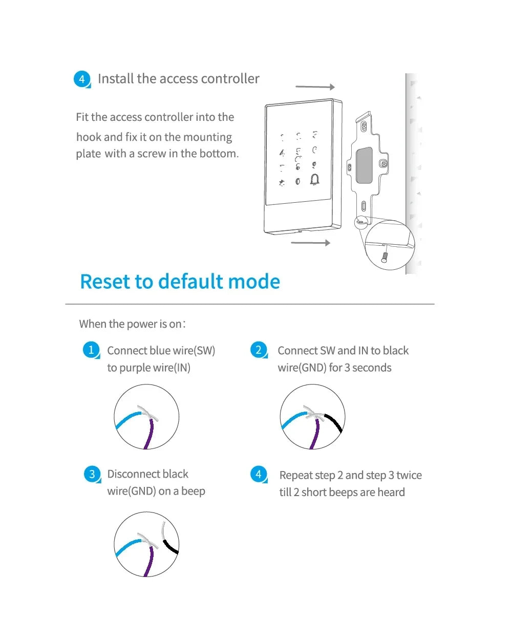 TTlock H3 Fingerprint Door Access Control System