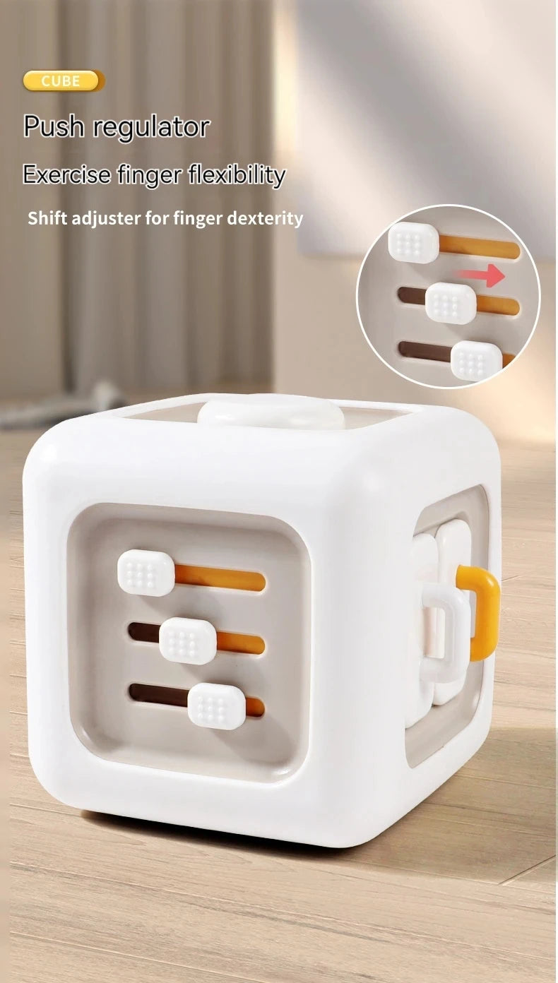 Montessori Magic Cube Šesťstranná aktivity krabica pre skoré učenie