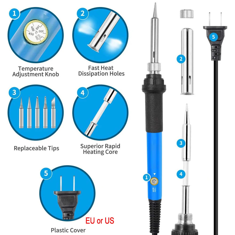 Adjustable Soldering Iron Kit - Package Options