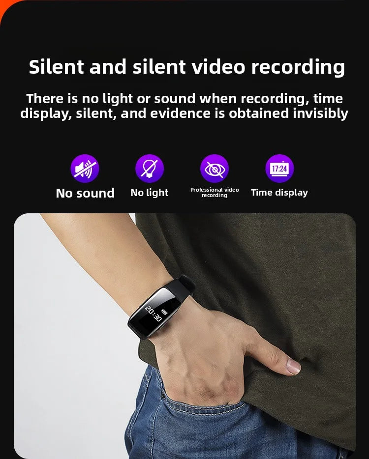 1080P mini hodinky s kamerou na zápästie a 3-hodinovým záznamom