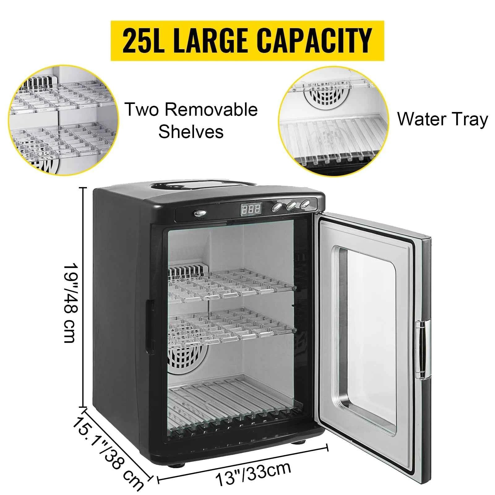 25L Reptile Incubator with Heating and Cooling