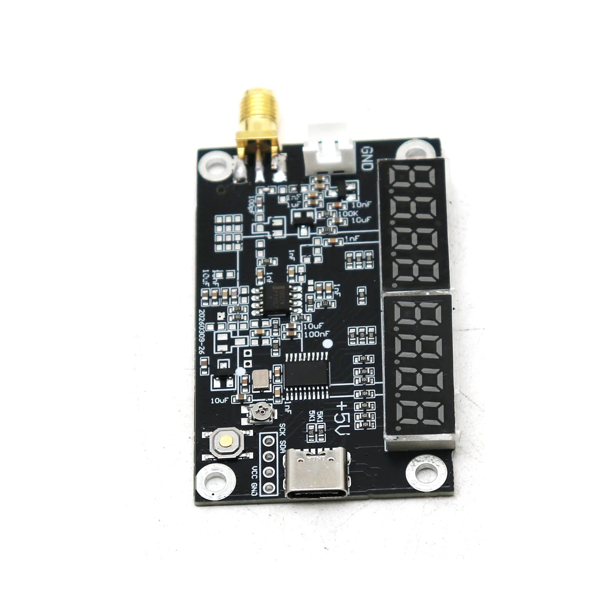 Dv kanálový modul čítače RF frekvence, USB-C 5 V