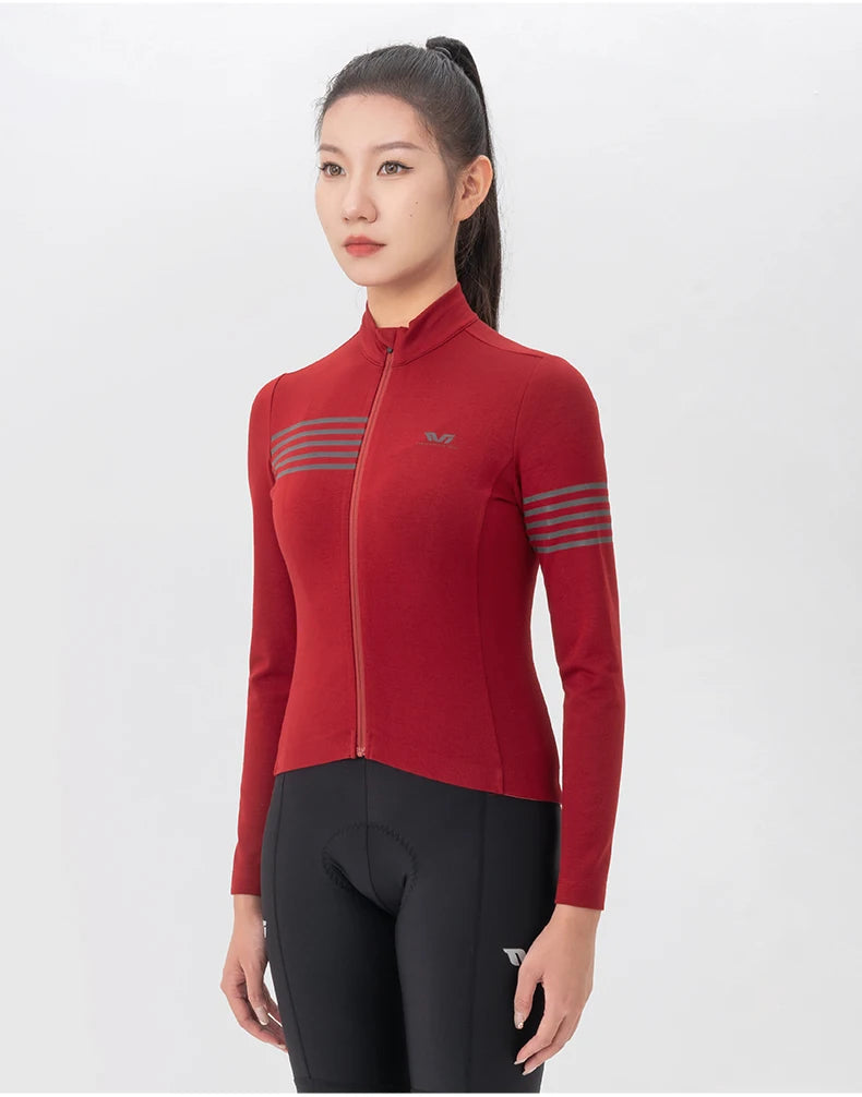 Dames Winddichte Thermische Fietsjas voor Lente & Herfst Ritjes
