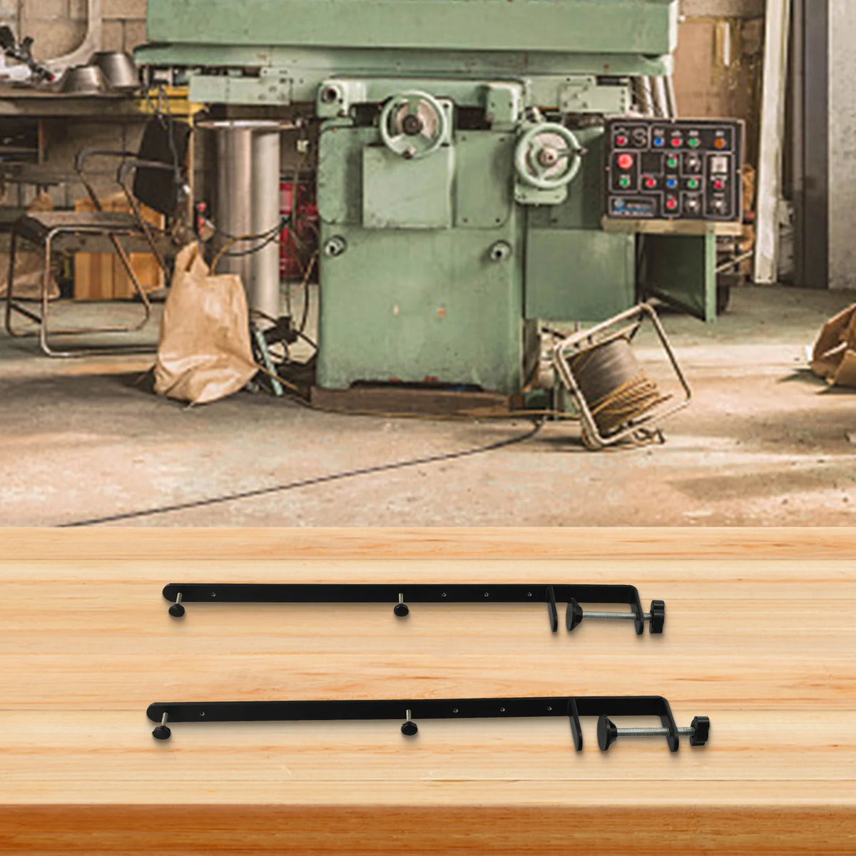 Adjustable Desk Clamp for Pegboards