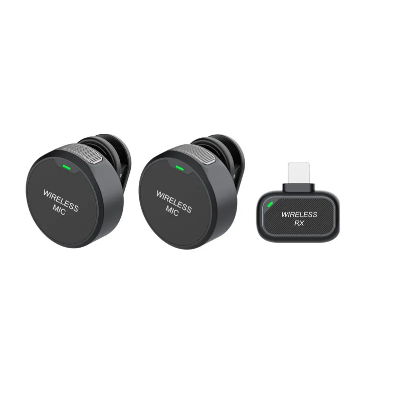 Wireless Lavalier Microphone - USB-C or Lightning