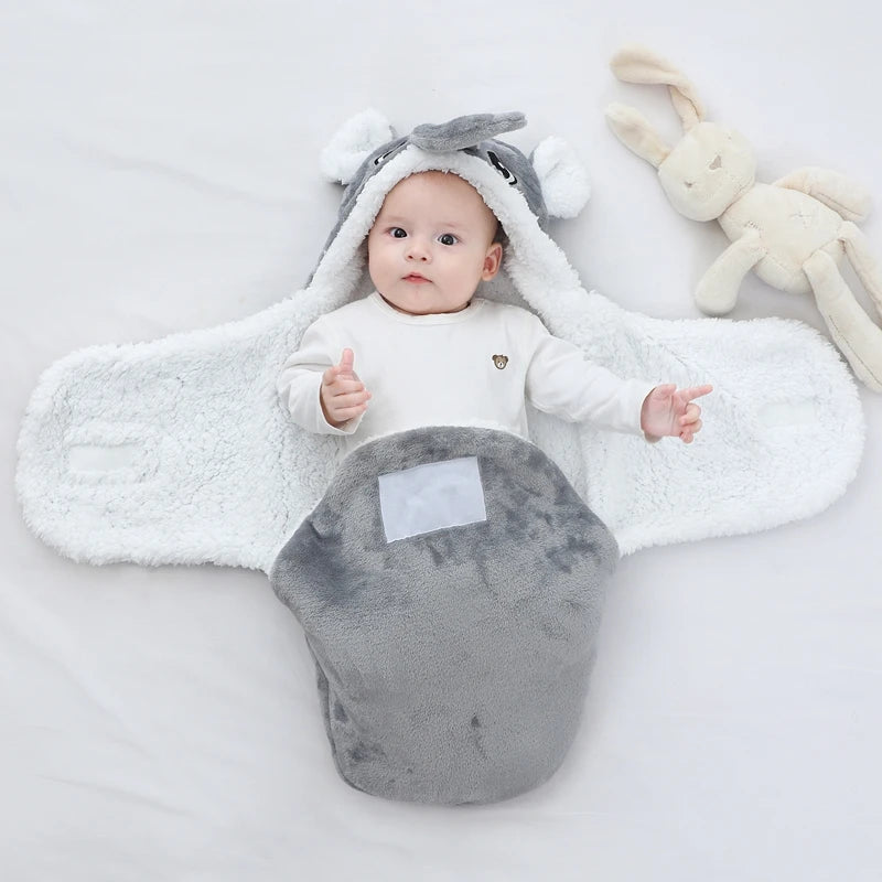 Soft Flannel Baby Sleepsack – Cozy Autumn Winter Wrap