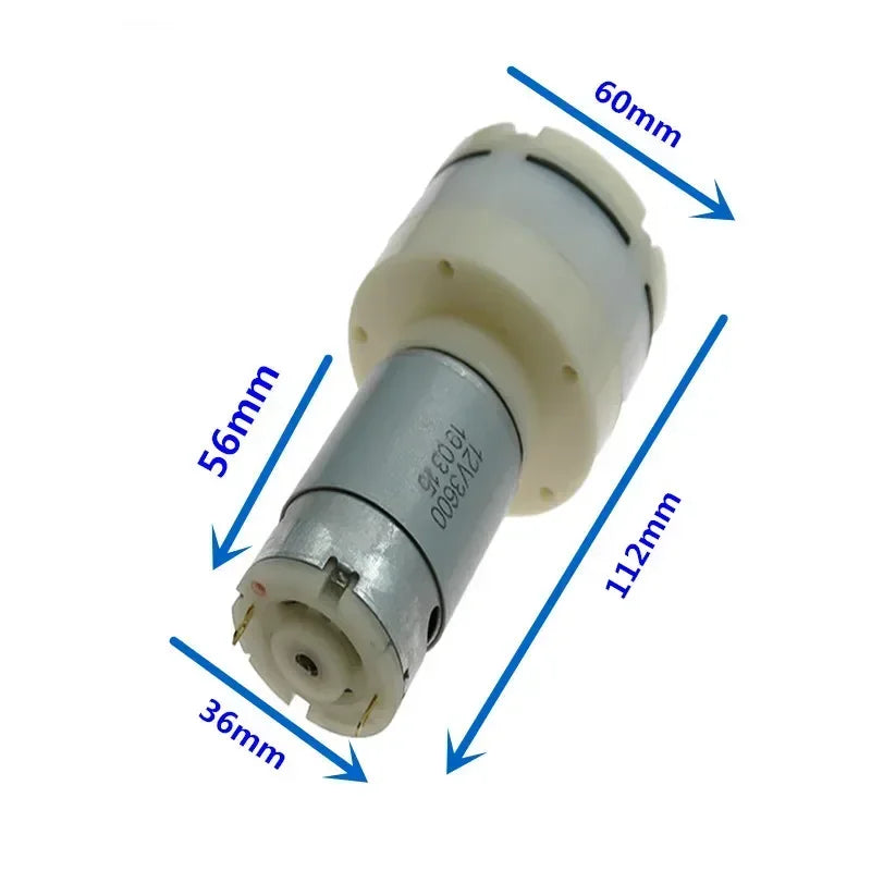 12 V Mini Diaphragm Air and Vacuum Pump