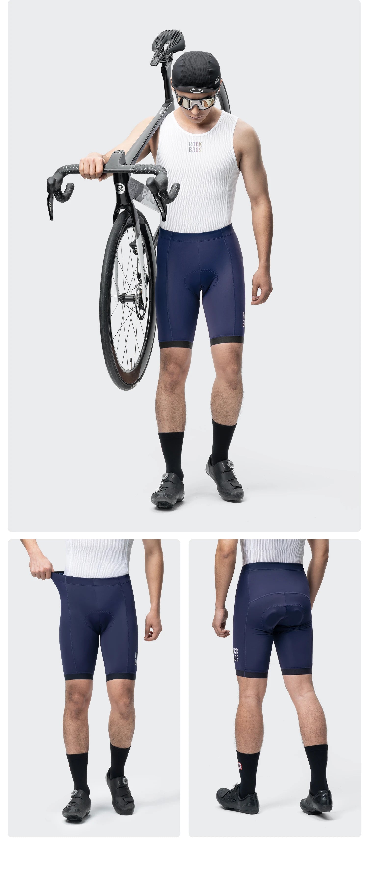 Men’s Cycling Shorts Breathable Stretch MTB Riding Shorts