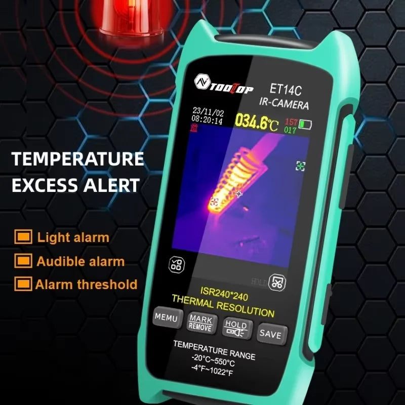 TOOLTOP ET14C Thermal Imaging Camera for PCB and Home Appliance Testing
