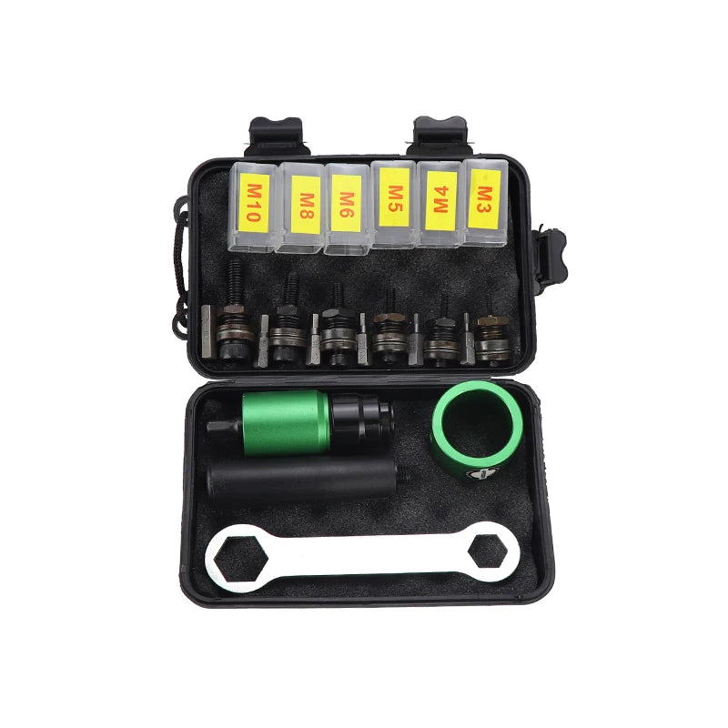 Drill Rivet-Nut Adapter - M3-M8 or M3-M10 Kit
