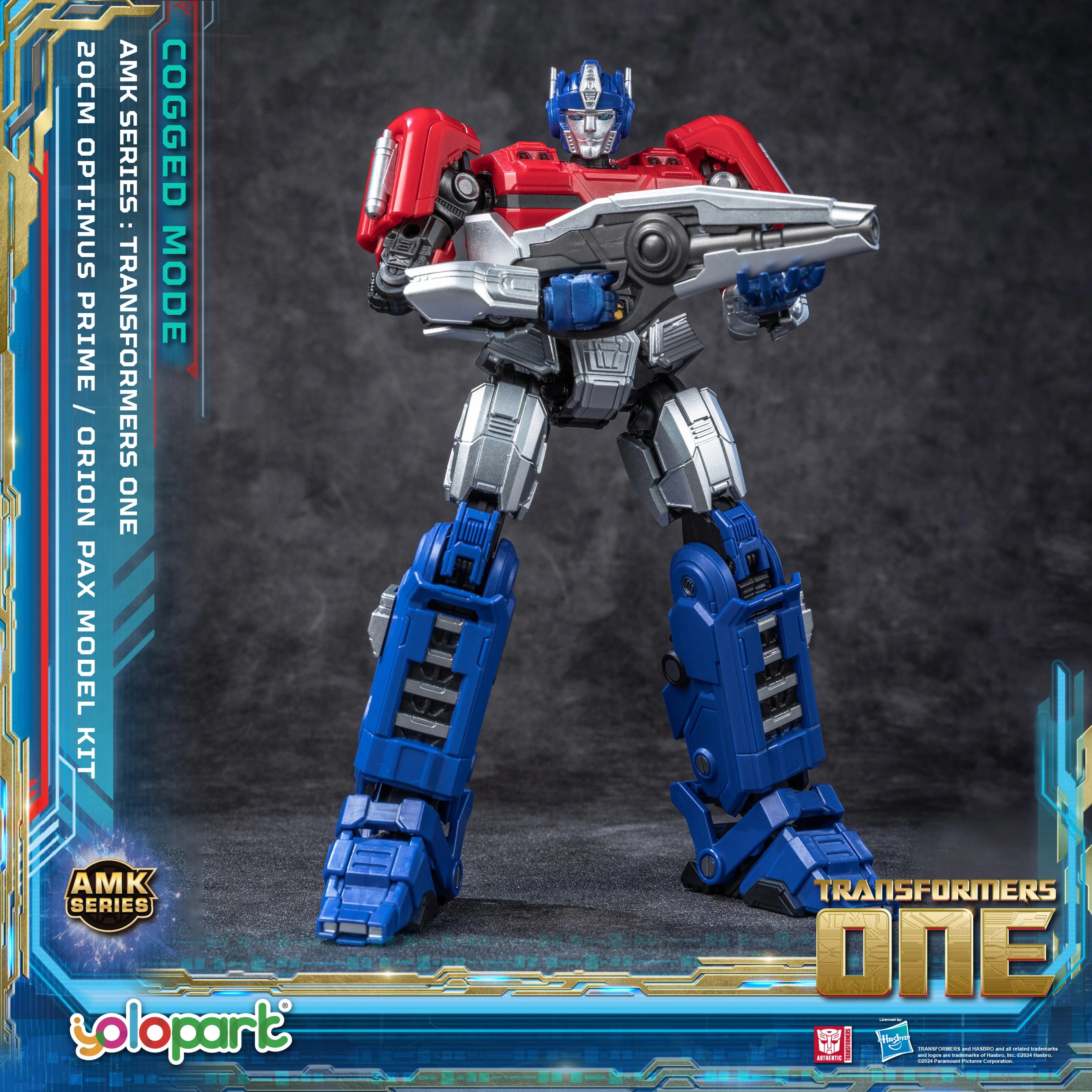YOLOPARK Transformers Optimus Prime figurka v ozubeném režimu