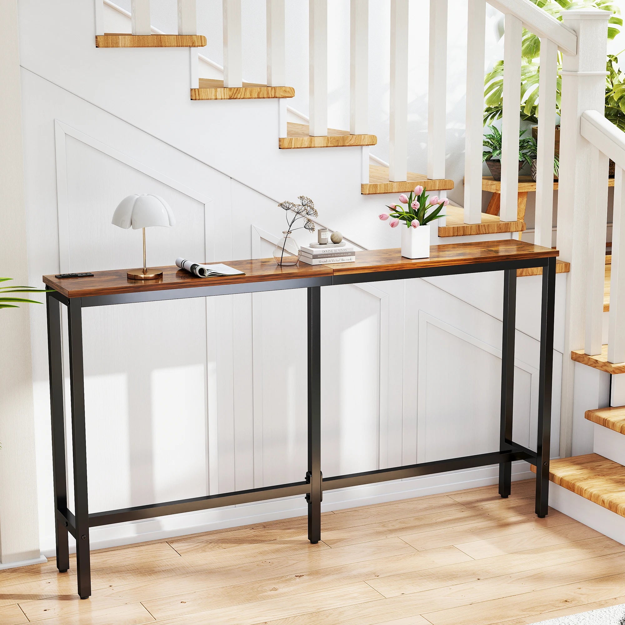 Nastavitelný stůl přes postel 63 palců pro použití na posteli, pohovce a doma