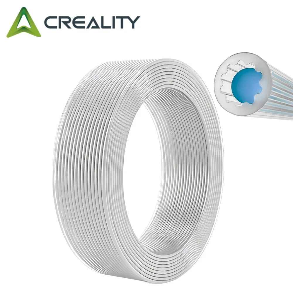 Upgraded Low-Resistance Star Shaped Materials PTFE Tube4mm OD Teflonto Ultra-Smooth Flow DIY 3D PrinterFor BambuLab AMS Creality
