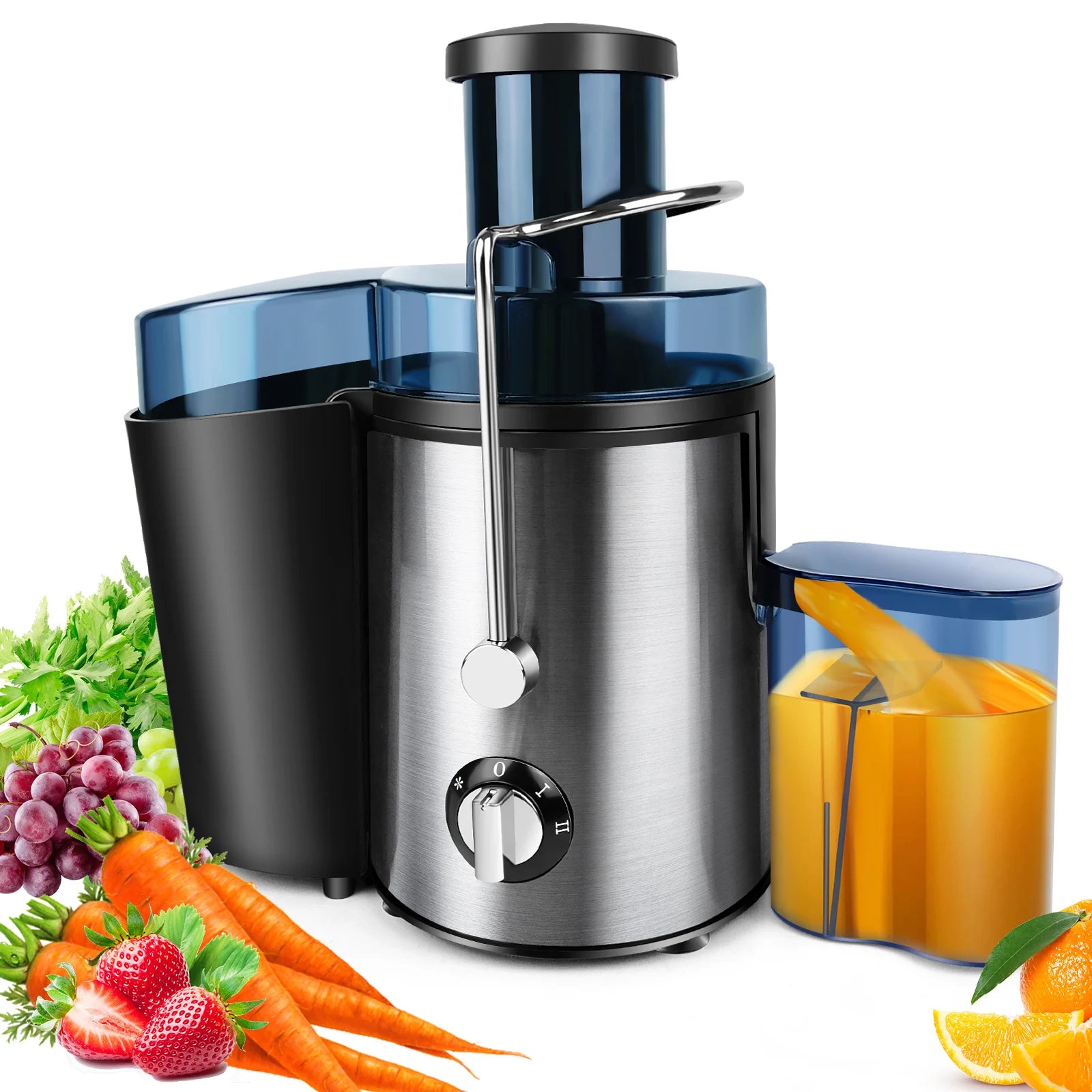 DayPlus 900W Centrifugal Juicer for Whole Fruits and Vegetables