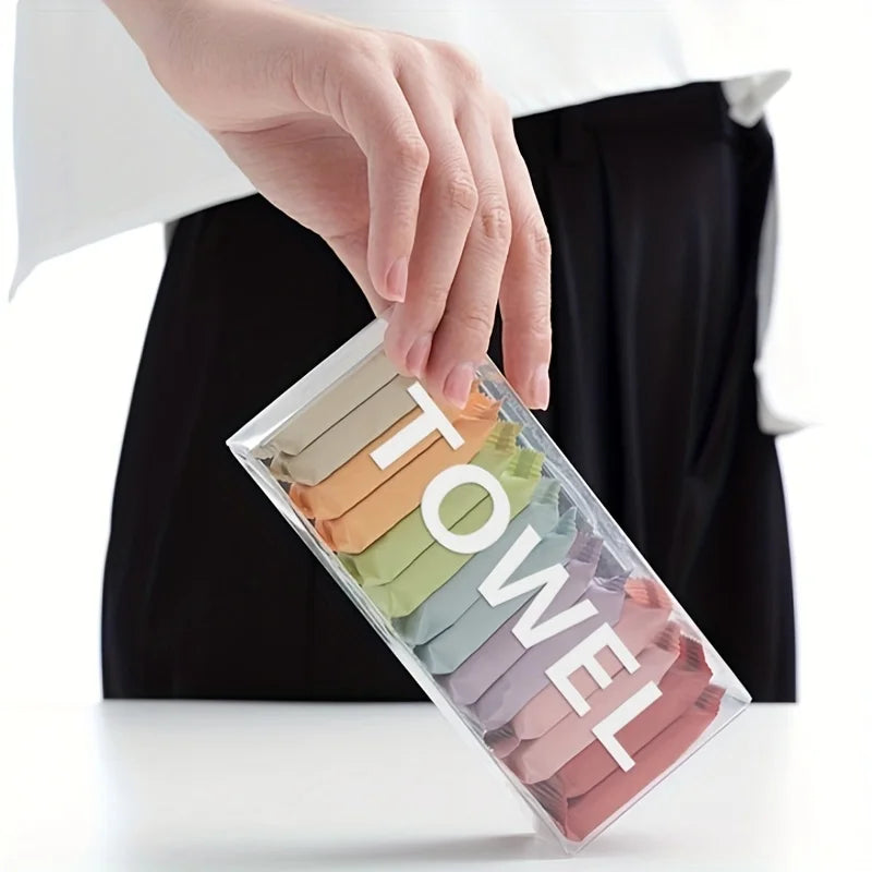 14pcs Compressed Disposable Face Towels for Travel and Daily Use