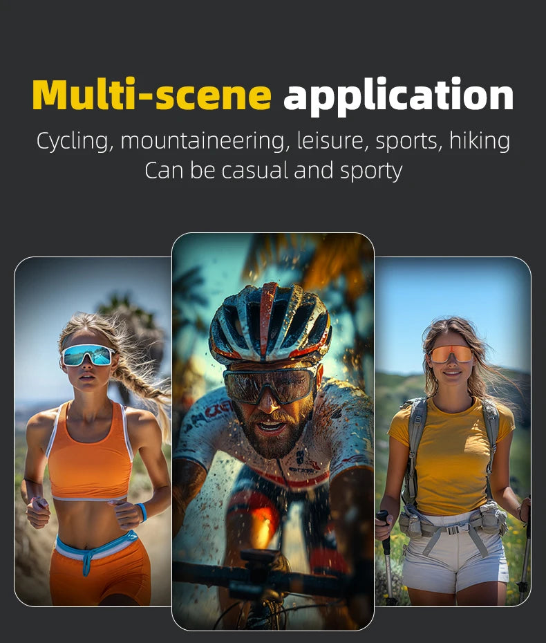 Polarized Cycling Sunglasses UV400 MTB Road Bike Eyewear