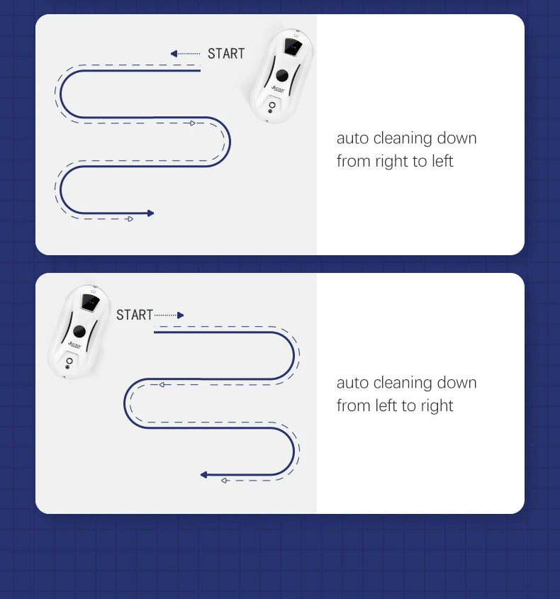 Window Robot Vacuum Cleaner Auto Working Electric Glass Limpiacristales Remote Control For Home