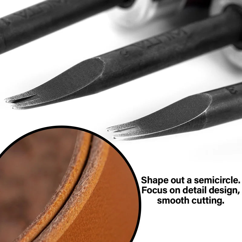 Wooden-Handle Leather Edge Beveler