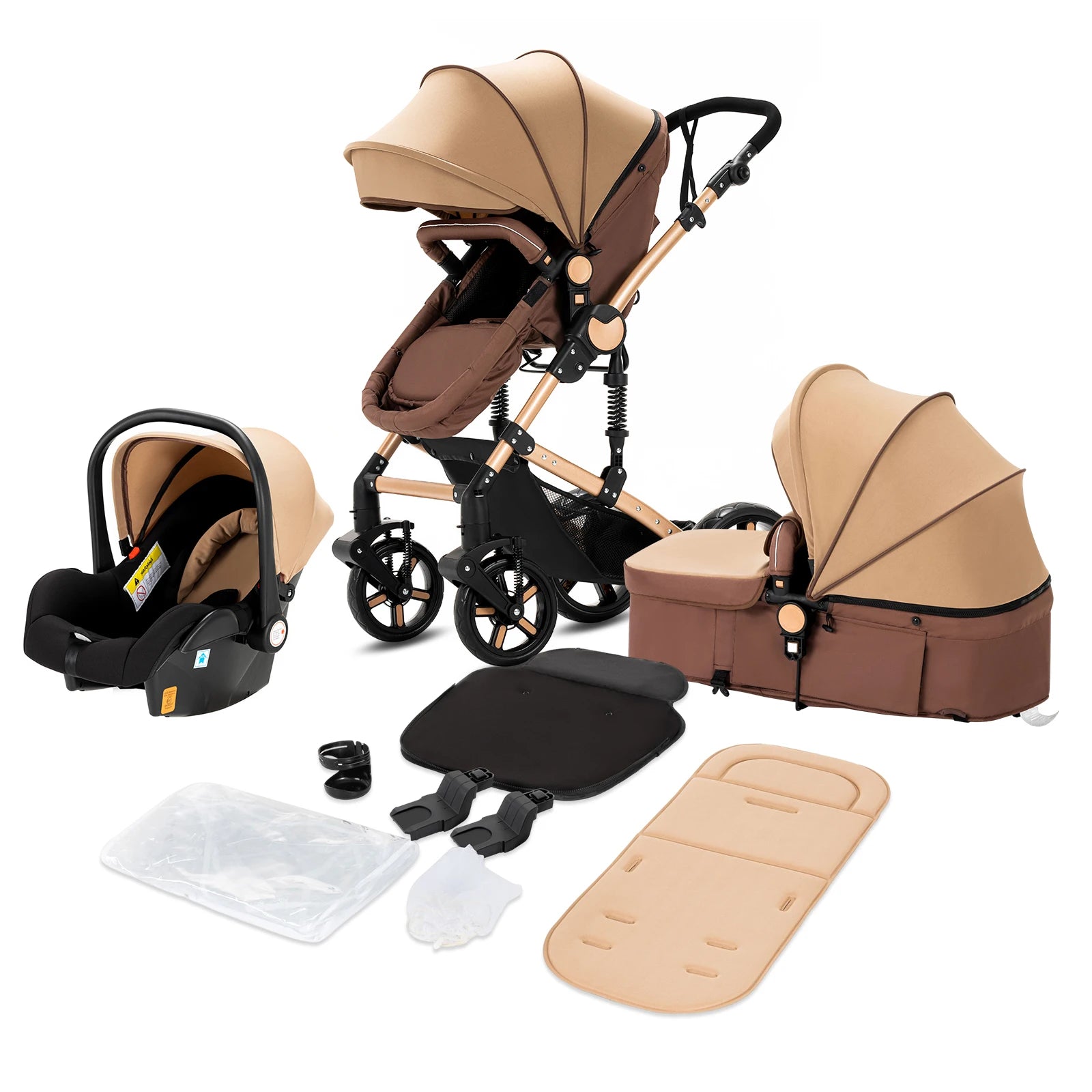 Lightweight Stroller 3‑in‑1 High‑Landscape Baby Stroller