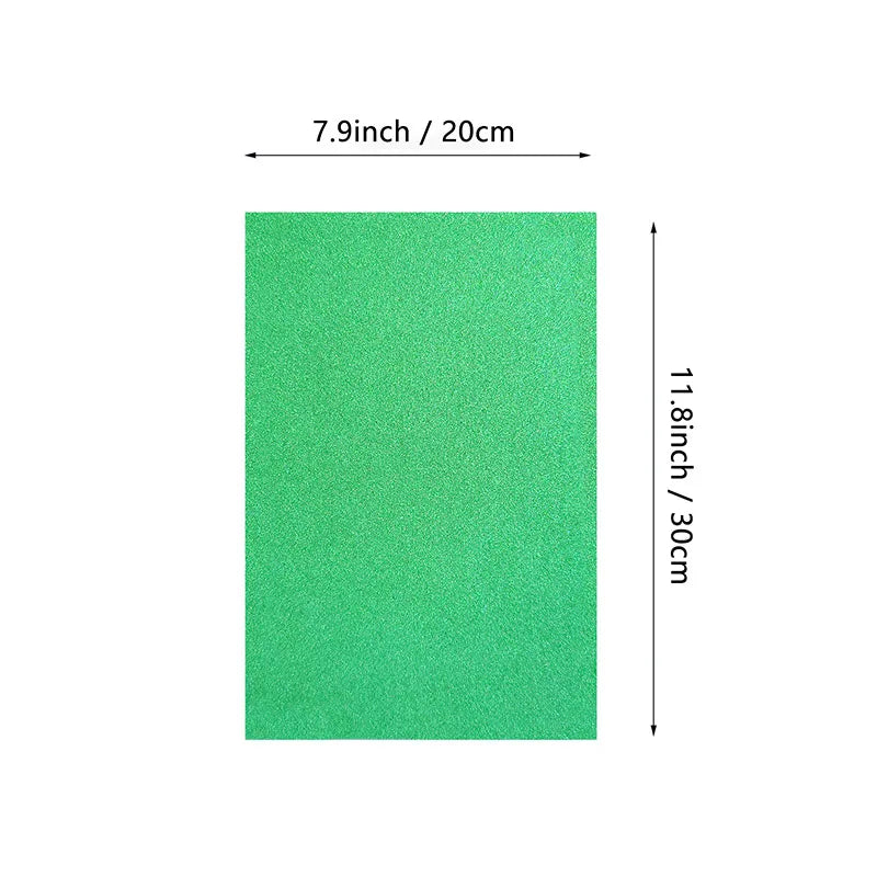أوراق Felt فنية لامعة — قطعتان، 20 × 30 سم