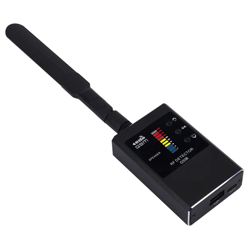 Portable G638 Professional Anti Spy Wireless RF Signal Detector, Hidden Camera Scanner, GPS Tracker, GSM Bug Finders