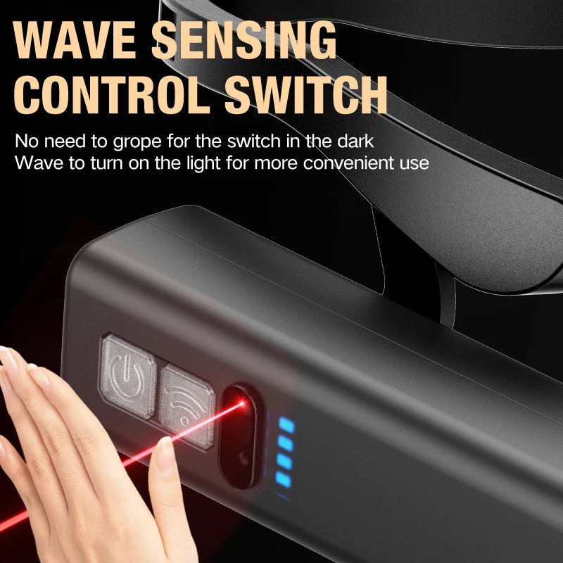 Акумулаторен челник с USB-C и сензор за движение на ръката