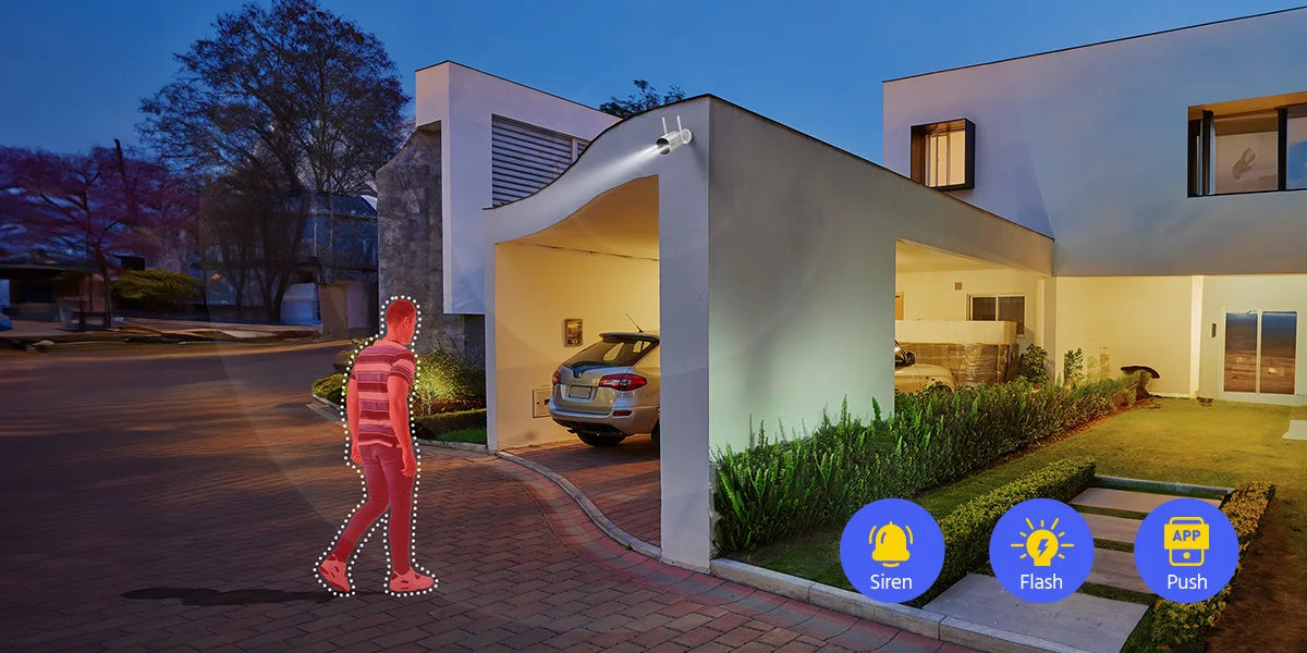 4MP Solar Wireless Security Camera System with 16CH NVR