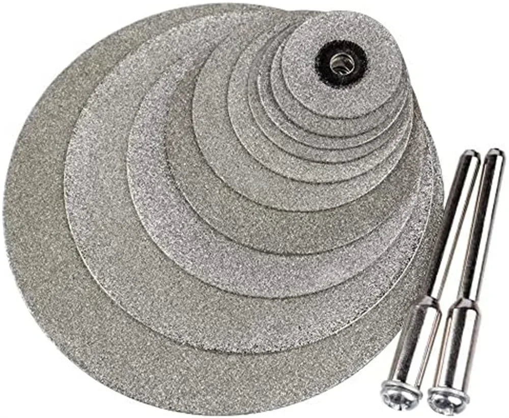 22mm Diamond Cutting Disc 3mm Grinding Wheel Mandrel for Metal Cutting Rotary Tool Electric Grinder Parts