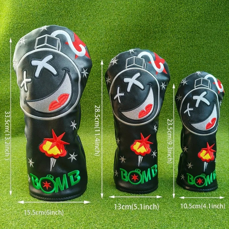 Smile-Design Golf Club Headcovers, Options