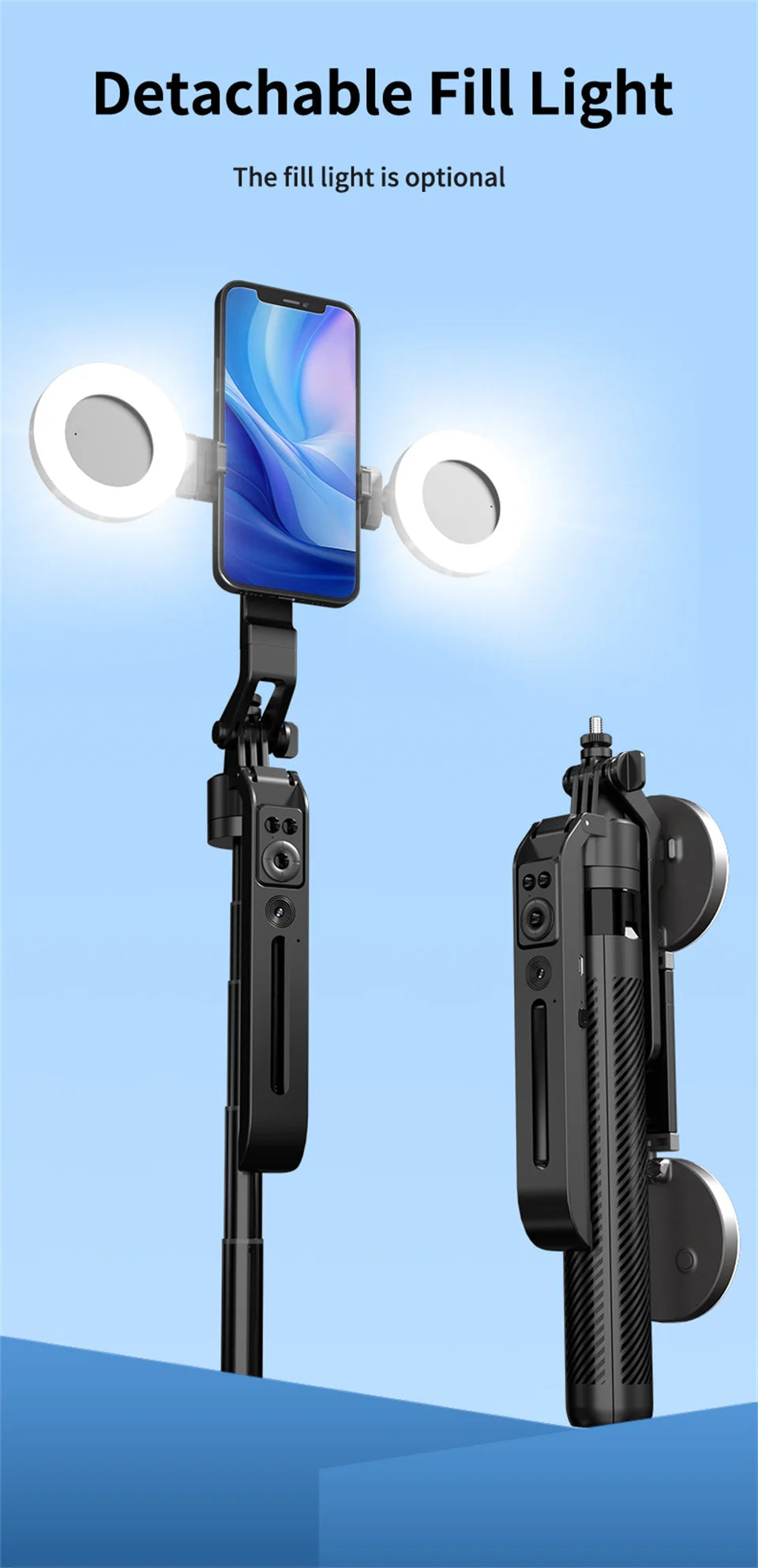 C12 Tripod Gimbal Stabilizer for Smartphone Cameras