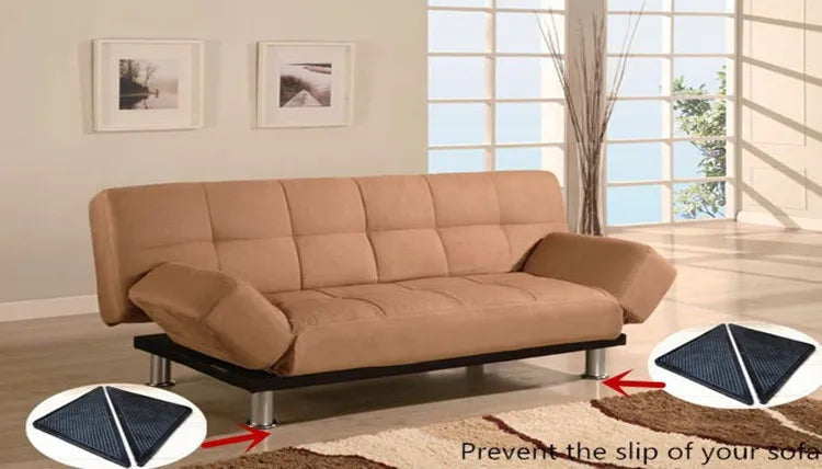 4Pcs8pcs/set Triangle Washable Reusable Rug Gripper Anti-skid Rubber Mat Non Slip Patch Tape for Tile Floors Carpets Corners Pad