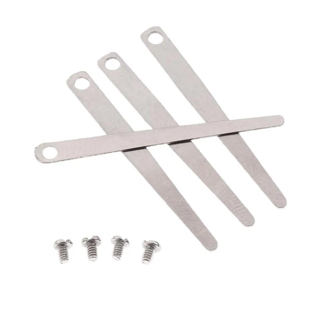 4 molas planas para saxofone com parafusos
