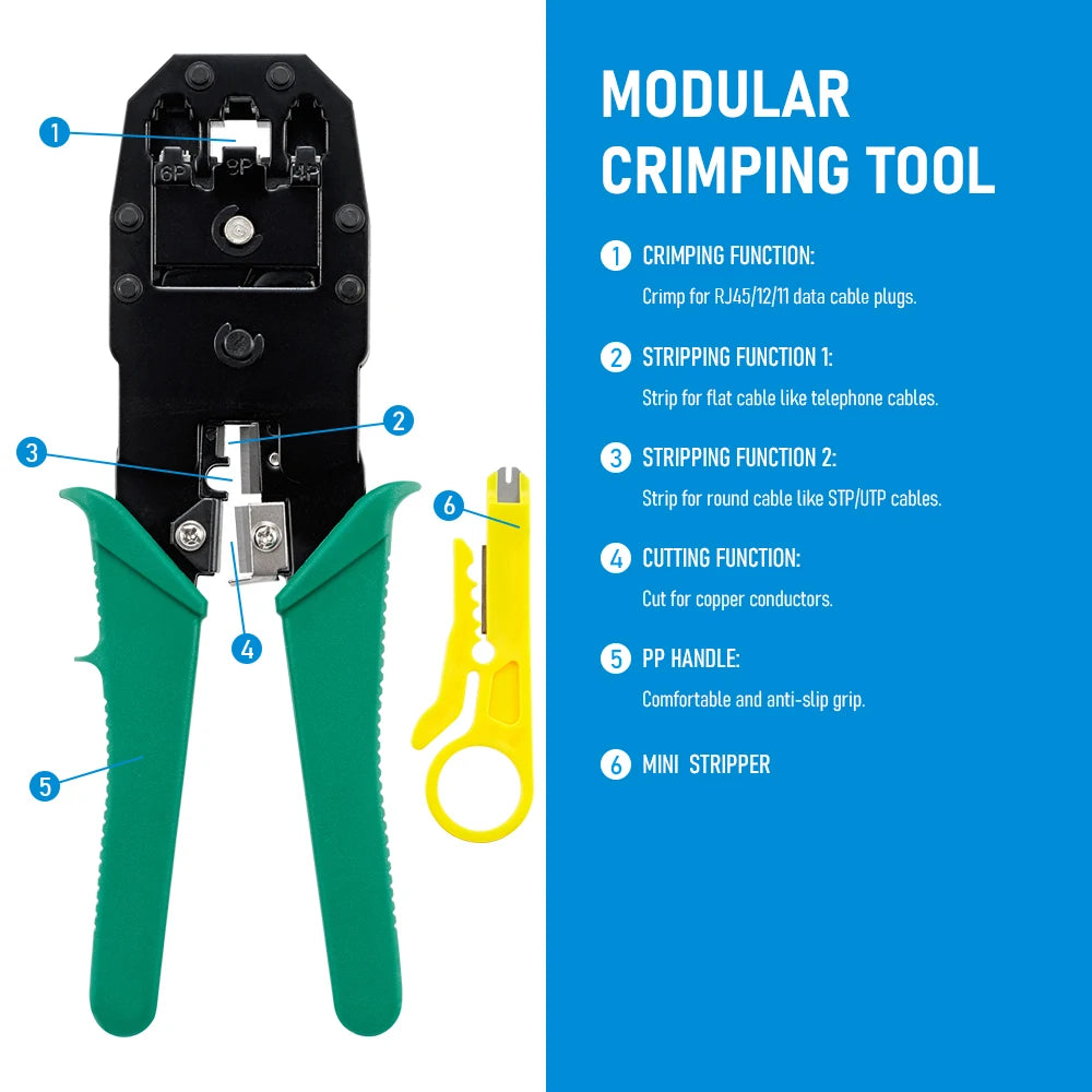 RJ45/RJ11 Crimping Tool - Model Options