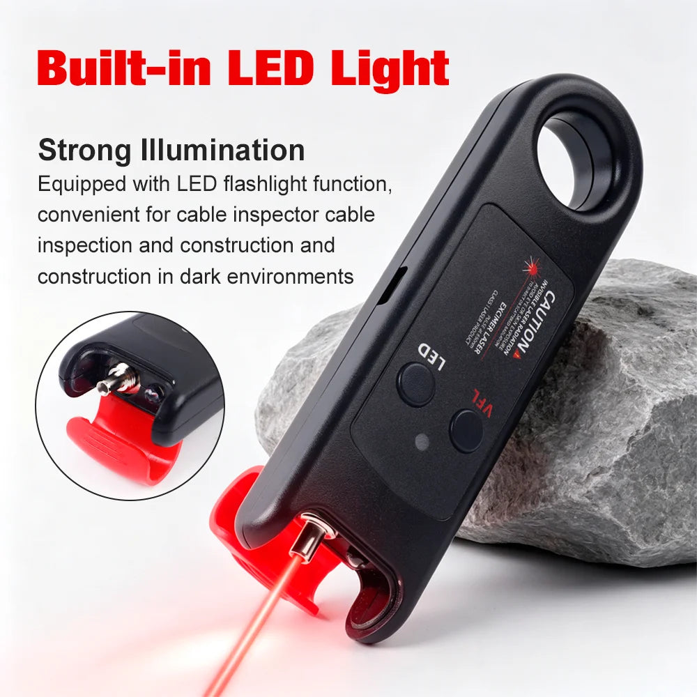 USB-C Rechargeable Fibre Visual Fault Locator