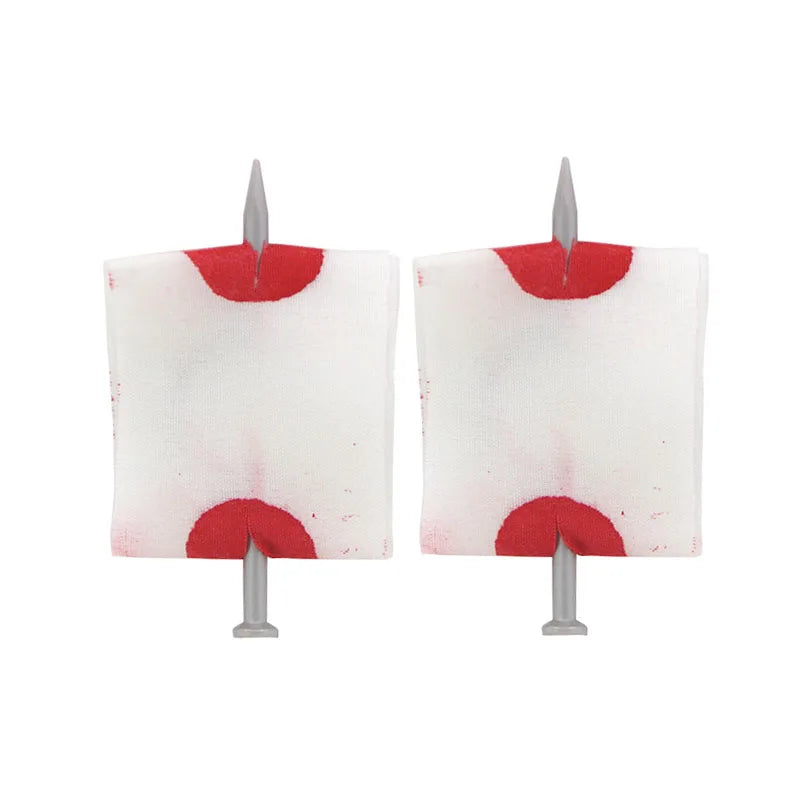 5Pcs Fool Toys Blood Prank Magic Prop Joke Fake Nail Through Finger Magic Funny Gadgets Magic Trick toys