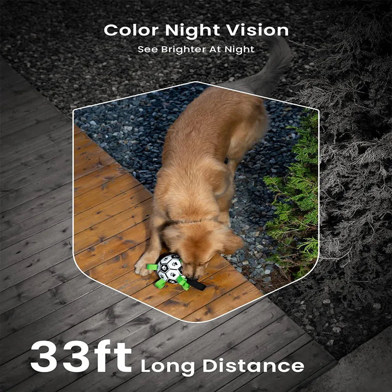 ieGeek 2K Solar Wireless Outdoor Security Camera with Color Night Vision