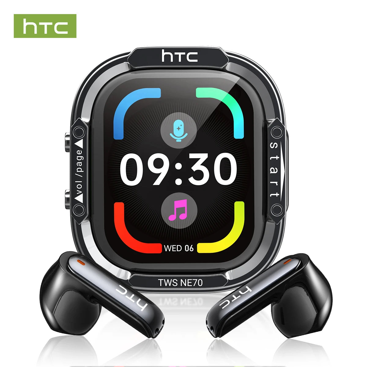 Wireless Bluetooth Earbuds with AI Translator and LCD Display