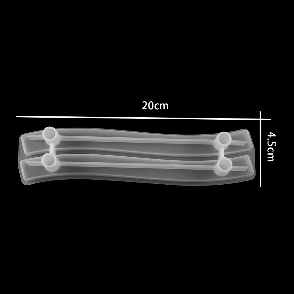 Moldes de bandeja com alça de resina de silicone — Opções de estilo